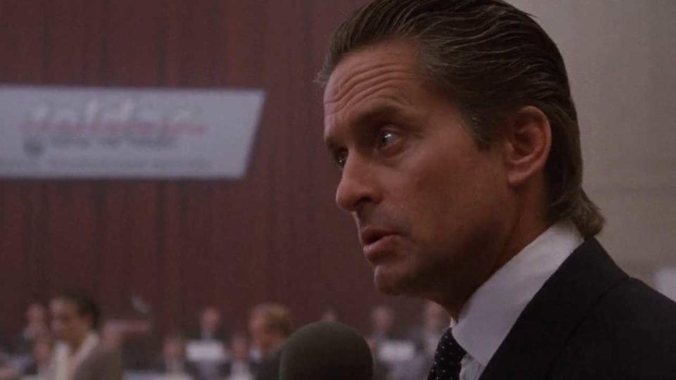 Michael Douglas in Wall Street