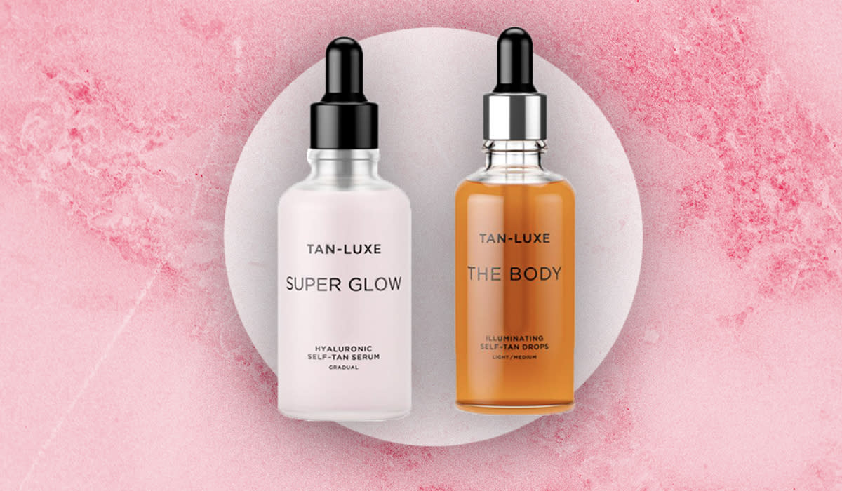 The Tan-Luxe set is the safest way to get the most natural-looking tan in town. (Photo: HSN)