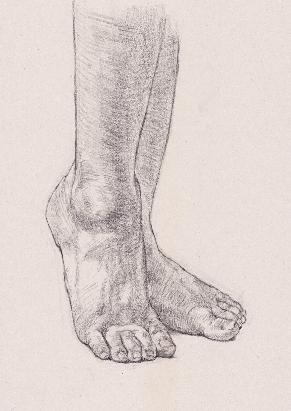 how to draw feet diagrams