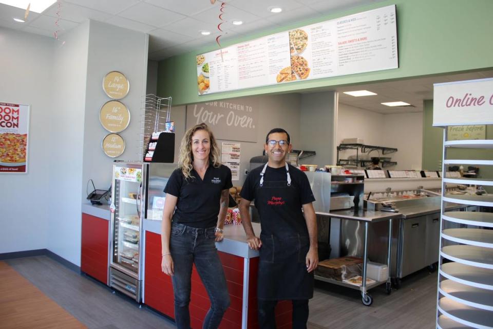 Partners Jennifer Phillips and Justin Duarte opened Papa Murphy’s Take ‘N’ Bake Pizza in West Richland on July 17. It is the duo’s fifth edition of Vancouver, Wash.-based Papa Murphy’s in the Tri-Cities. Image courtesy Justin Duarte