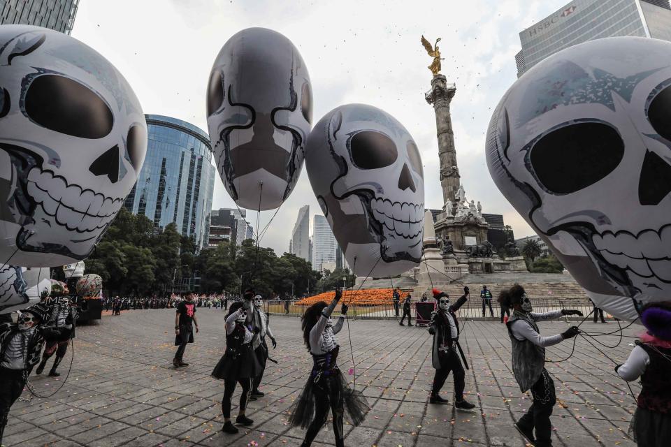 <p>CIUDAD DE MÉXICO Traditions/Tradiciones-Día de Muertos.- Aspectos del Desfile del Día de Muertos, 28 de octubre de 2017. Foto: Agencia EL UNIVERSAL/Juan Carlos Reyes/JMA </p>