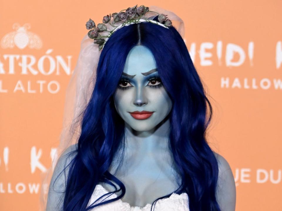 Becky G as the corpse bride (Getty Images for Heidi Klum)