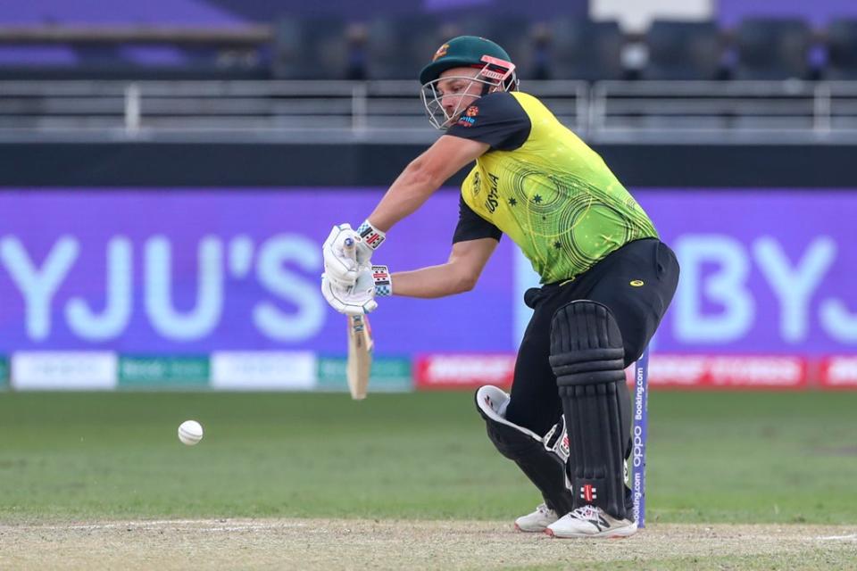 Finch’s side take on Pakistan in the semi-finals on Thursday (AP)