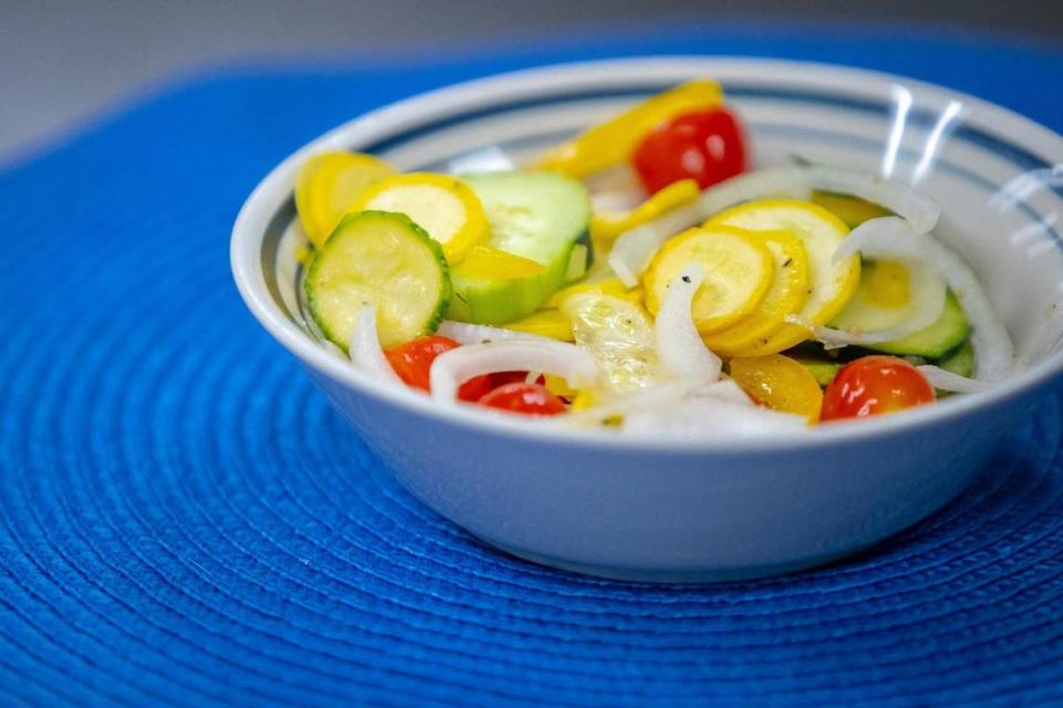 Garden patch salad from the University of Kentucky Cooperative Extension Service’s food and nutrition calendar.