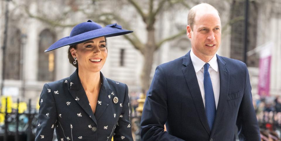 london, england march 13 prince william, prince of wales and catherine, princess of wales attend the 2023 commonwealth day service at westminster abbey on march 13, 2023 in london, england photo by samir husseinwireimage
