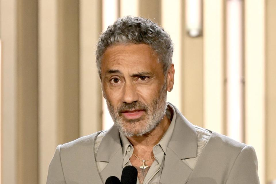 Taika Waititi speaking onstage at the Toronto International Film Festival (Getty Images)