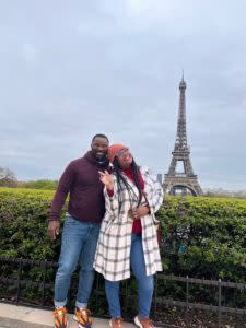 Deondra and Anderson Guy in Paris