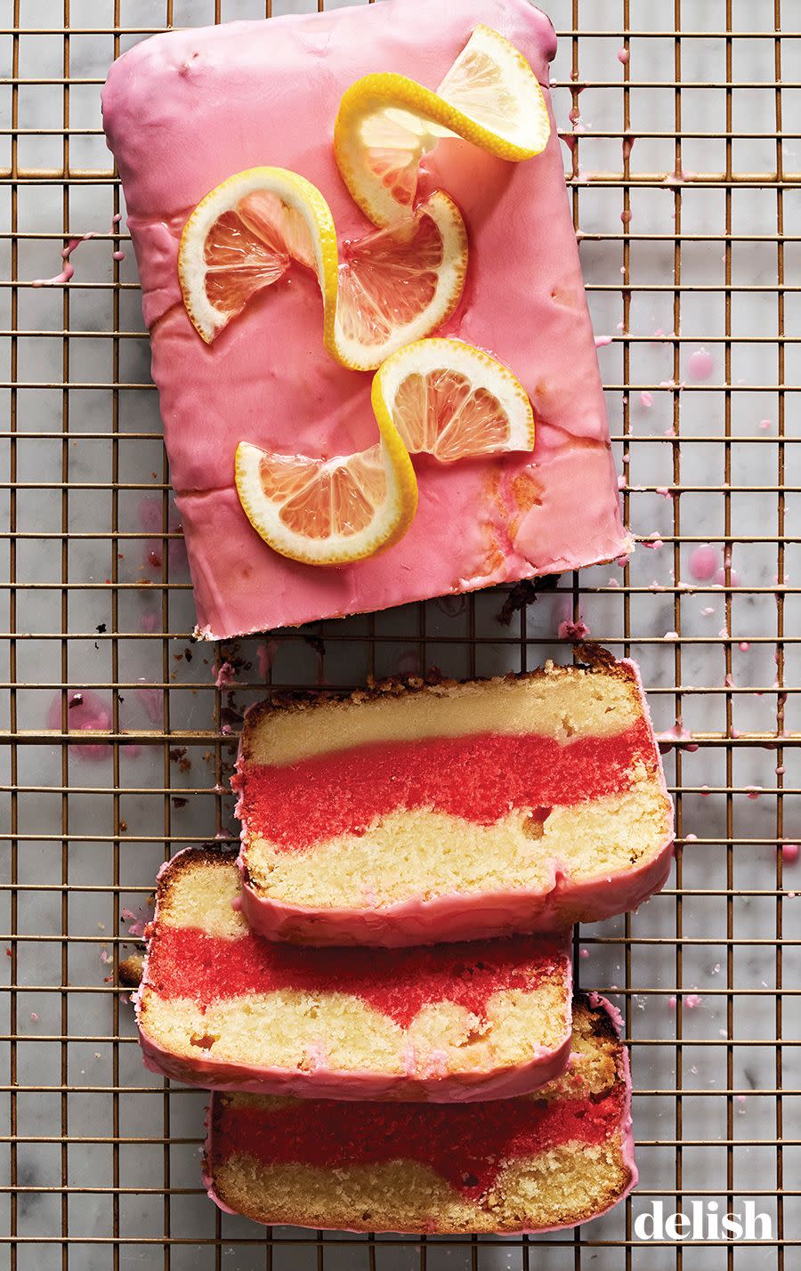 Pink Lemonade Pound Cake