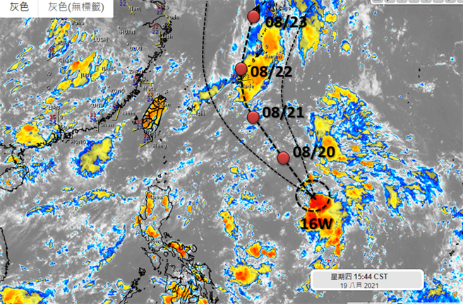 天氣職人吳聖宇指出，原本的TD-16W有機會再度被提升為熱帶性低氣壓等級，也不排除達輕度颱風門檻的可能性。(圖/截自天氣職人-吳聖宇粉專)