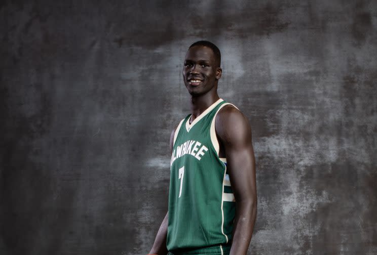 The Bucks took a risk in drafting Thon Maker. (Getty)