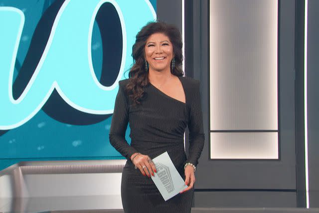 <p>CBS</p> Julie Chen Moonves hosting Big Brother 2022