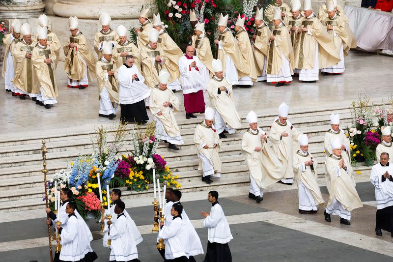 Easter Mass at St. Peter's Square, at the Vatican