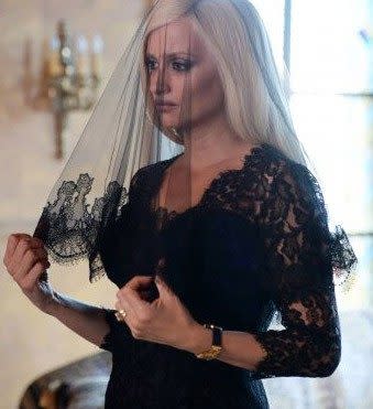 Penelope Cruz as Donatella Versace in The Assassination of Gianni Versace - Credit: Scope features