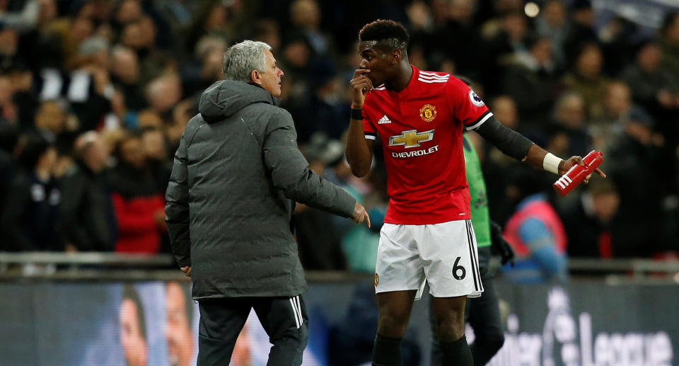 Mourinho and Pogba have been at loggerheads this season