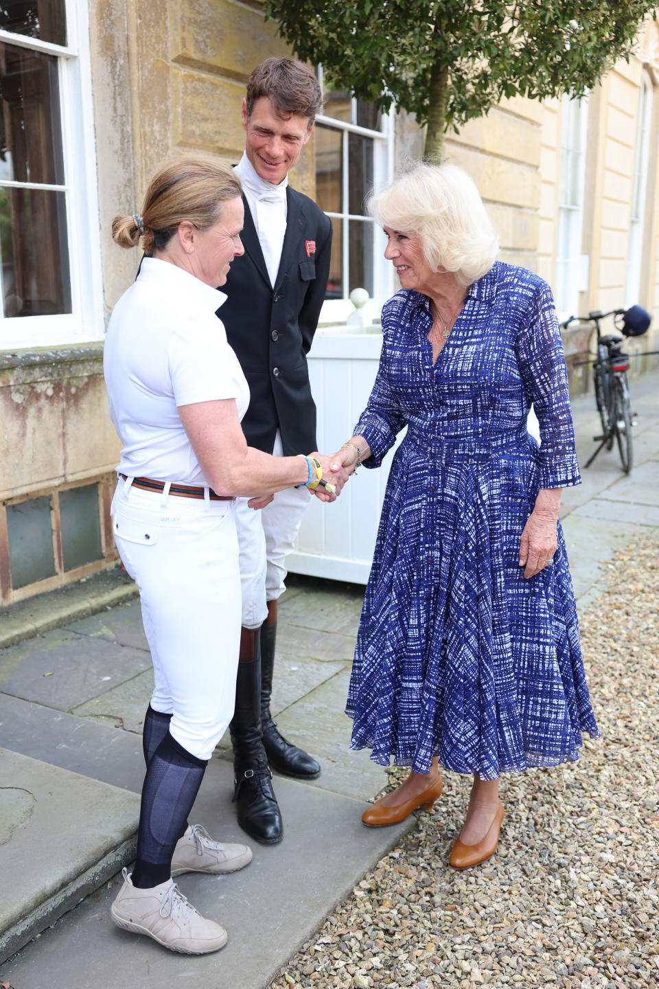 Queen Camilla, kitten heels, Badminton Horse Trials