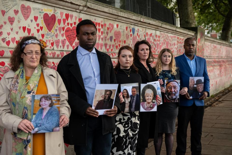 Covid-19 Bereaved Families For Justice UK (Getty Images)