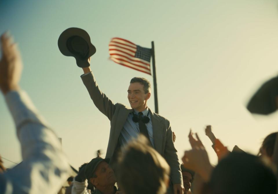 Film still of Cillian Murphy in Oppenheimer