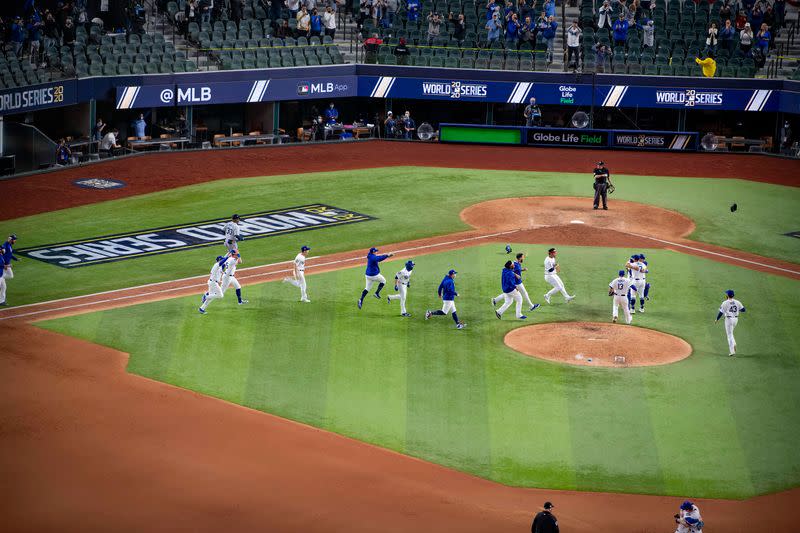 MLB: World Series-Tampa Bay Rays at Los Angeles Dodgers