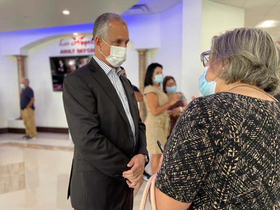 U.S. Congressman Mario Diaz-Balart hosted a roundtable on Cuba at the Los Angeles Adult Day Care in Collier County on Aug. 10, 2021.