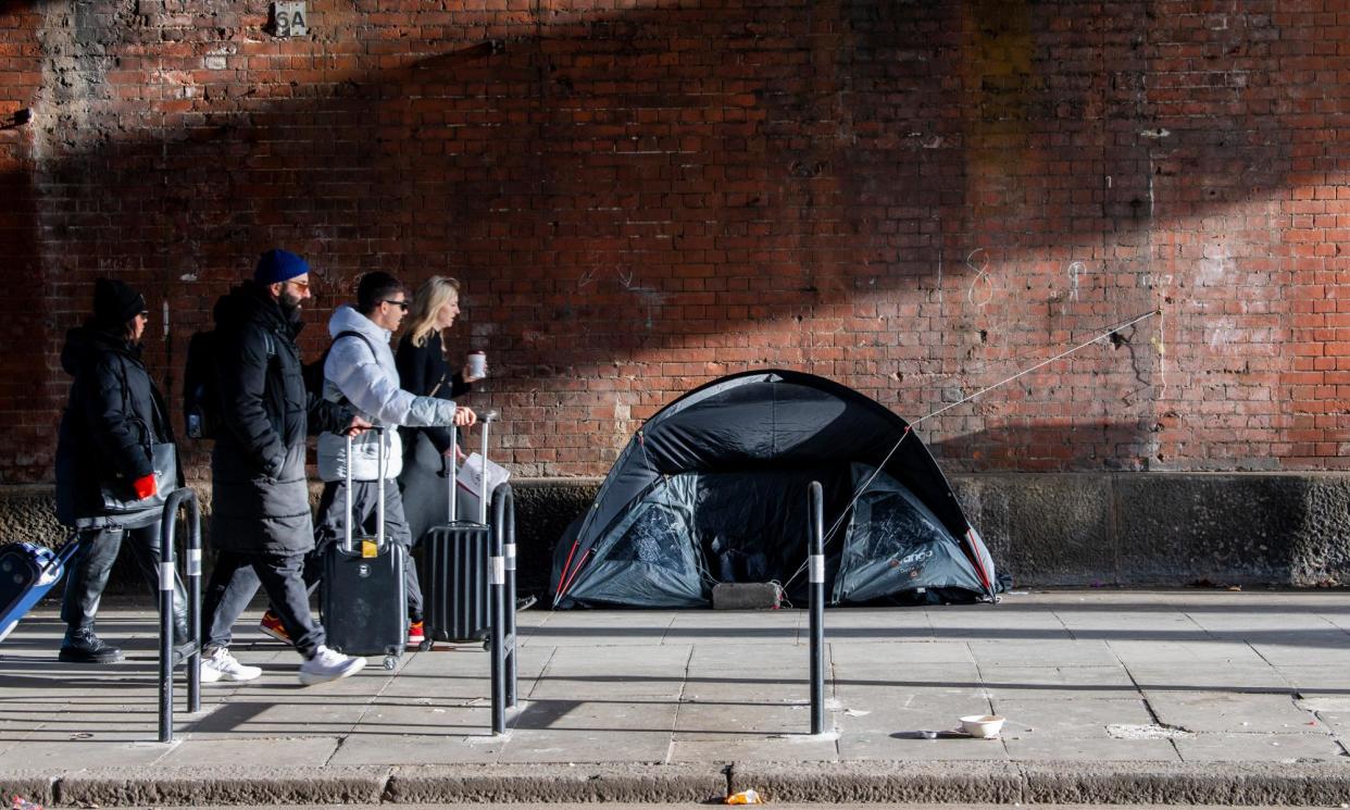 <span>The number of households accepted as homeless by their local council has risen by more than one-fifth over the past five years, the NAO said.</span><span>Photograph: Jill Mead/The Guardian</span>