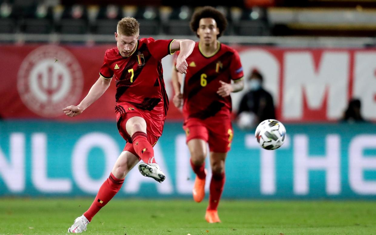 Kevin De Bruyne of Belgium during the UEFA Nations league match between Belgium v England at the King Baudouin Stadium on November 15, 2020 - GETTY IMAGES