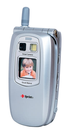 In 2002 the first flip-phones were introduced, including the Sanyo SCP-5300, which featured a low-quality camera as well.