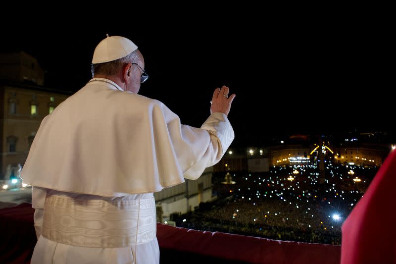 FILE PHOTO: 10th anniversary of Pope Francis' papacy