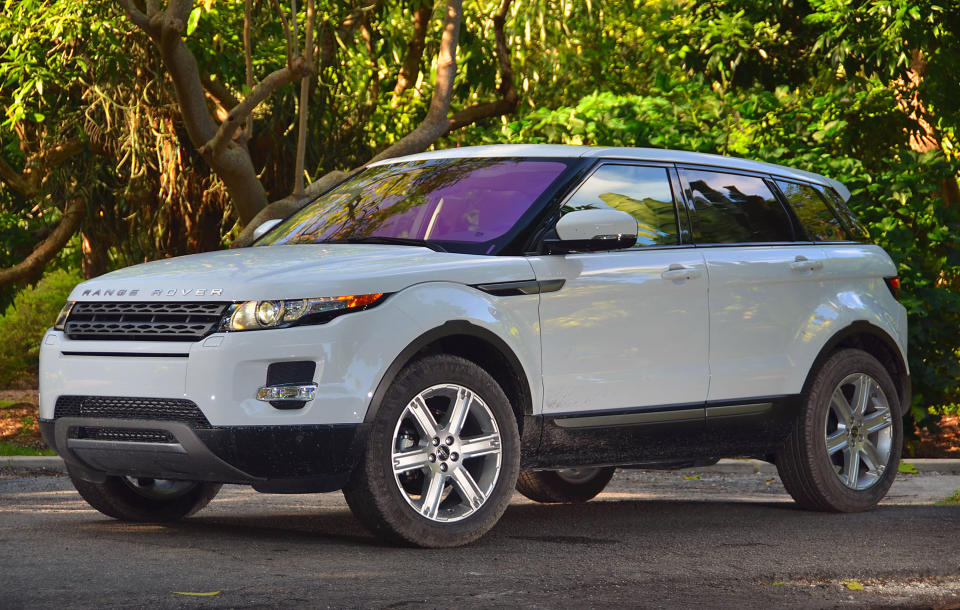 <p>Premier l’an dernier, le Range Rover Evoque est cette année en 3e position. Il est très prisé des voleurs pour sa forte demande, et pour sa forte valeur à la revente. (Photo Getty) </p>