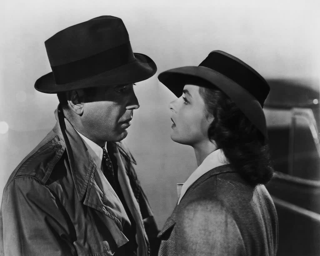 Humphrey Bogart and Ingrid Bergman in ‘Casablanca’ in 1942  (Warner Bros)