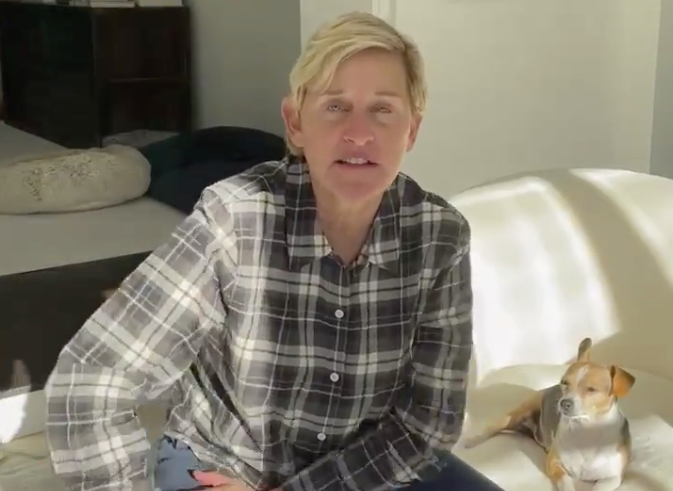 elle degeneres twitter update coronavirus