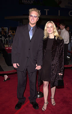 Jake Busey and galpal at the LA premiere for Columbia's Tomcats