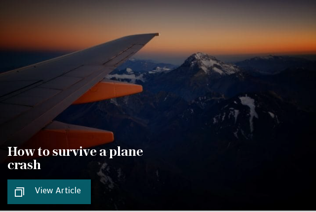 How to survive a plane crash