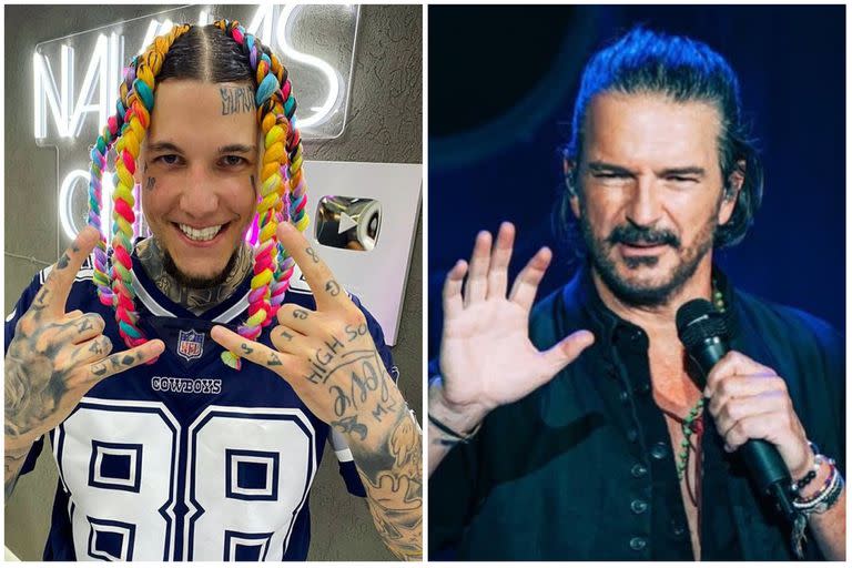 Alex Caniggia reveló una divertida anécdota con Ricardo Arjona (Foto: Instagram @alexcaniggia / @ricardoarjona)