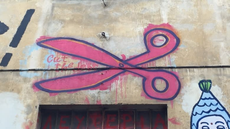 Athens graffiti illustrate outrage at economic plight