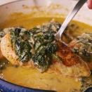 <p>You'll be eating straight out of the pan. </p><p>Get the <a href="https://www.delish.com/uk/cooking/recipes/a30322691/creamed-spinach-chicken-recipe/" rel="nofollow noopener" target="_blank" data-ylk="slk:Creamed Spinach Chicken;elm:context_link;itc:0;sec:content-canvas" class="link ">Creamed Spinach Chicken</a> recipe.</p>