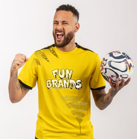 Estrella mundial del fútbol Neymar Junior se une a Fun Brands y entra al negocio de los cócteles y mocktails con su propia marca (Photo: Business Wire)