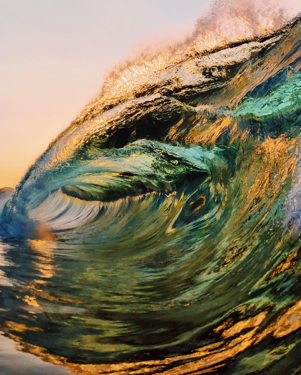 <p>However, as a surf fan, the photographer’s overall goal remains the same as it did on Day One: to push the boundaries of what might be possible in wave photography. (Photo: Ryan Pernofski/Caters News) </p>