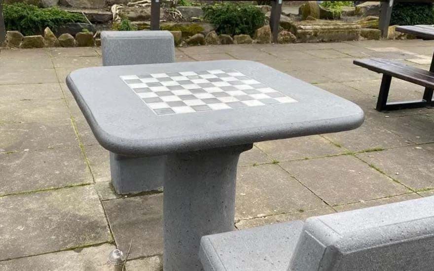 Stone chess boards installed in the North West