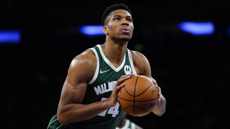 Giannis Antetokounmpo  (AP Photo/Frank Franklin II)