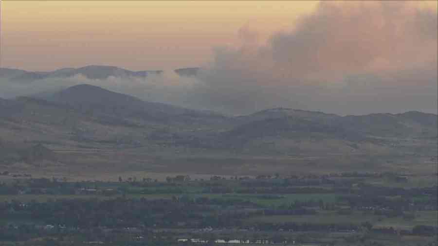 Alexander Mountain Fire continues to burn on July 30 (KDVR)