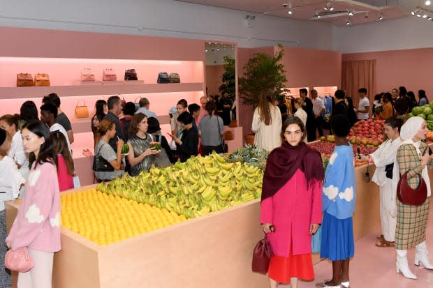 Mansur Gavriel's Fall 2019 presentation. Photo: Albert Urso/Getty Images