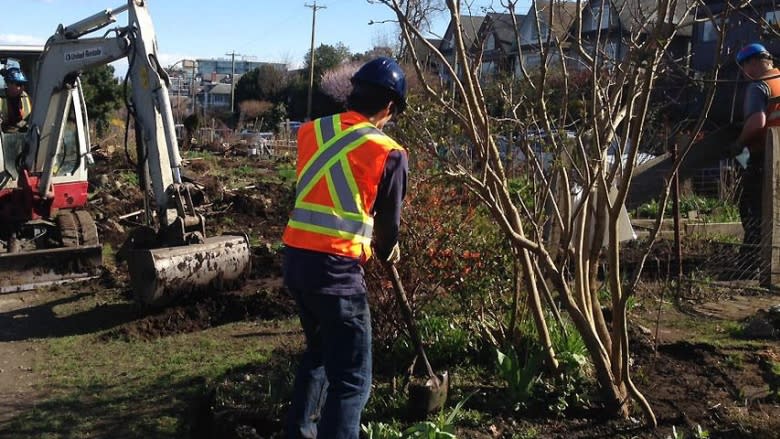 Terry LeBlanc vows to protect dead friend's garden on Arbutus rail corridor