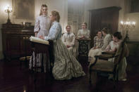 <p>Sofia Coppola’s bewitching chamber piece is deceptively simple, a drama about an isolated boarding school in the Civil War-era South (the headmistress is played by Nicole Kidman), where the all-female residents’ lives are upended by the arrival of a wounded soldier (a fabulous, sneaky Colin Farrell). The film’s Southern Gothic story is threaded with a subversive feminist narrative about how women secretly build their own worlds apart from men, and how easily male violence can threaten those protected spaces. It’s a sumptuous, elegant film with a deadly bite. <em>— G.W. </em>(Photo: Everett Collection) </p>