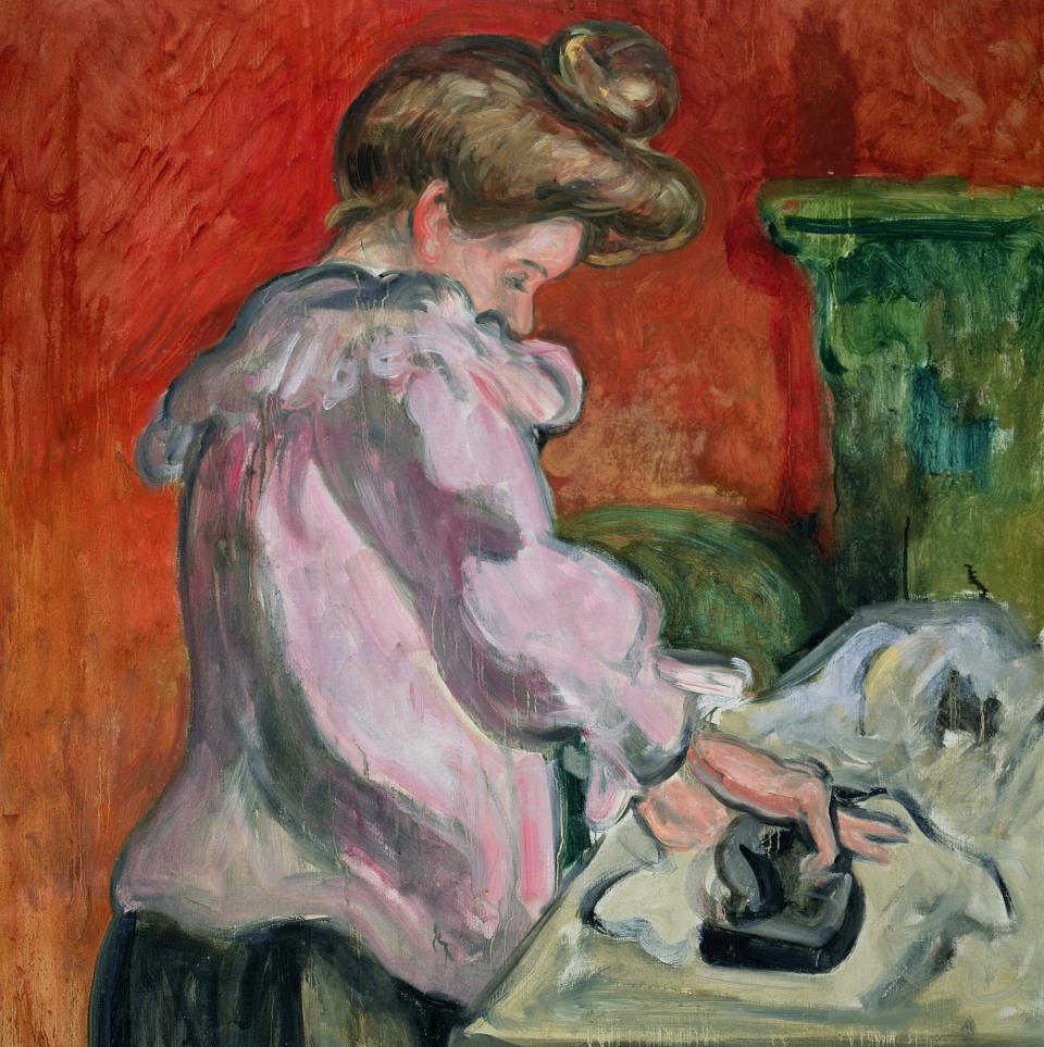 A Woman Ironing by the French Post-Impressionist painter Louis Valtat (1869-1952) - Bridgeman Images/Bridgeman Images