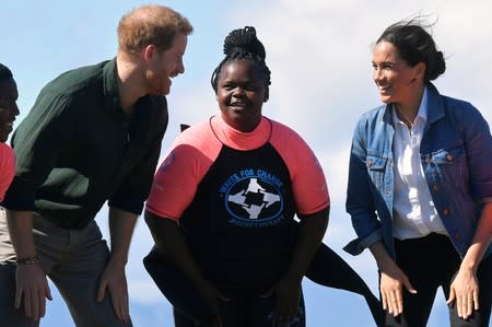 Prince Harry and Meghan visit Cape Town