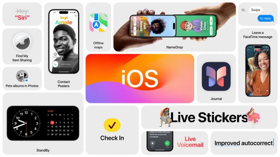 The iOS 17 update adds a variety of new features for existing iPhones.