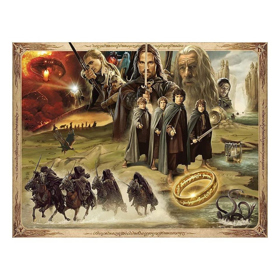 28) 'Lord of the Rings: The Fellowship of The Ring' 2000 Piece Jigsaw Puzzle
