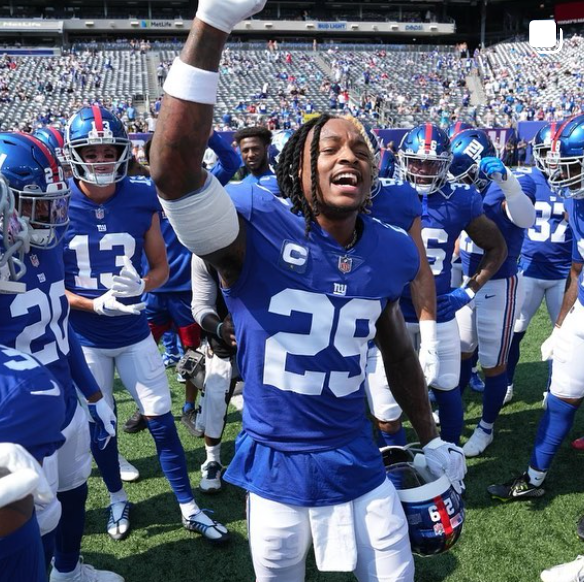 New York Giants on X: #nyg #giants captains will be wearing pink