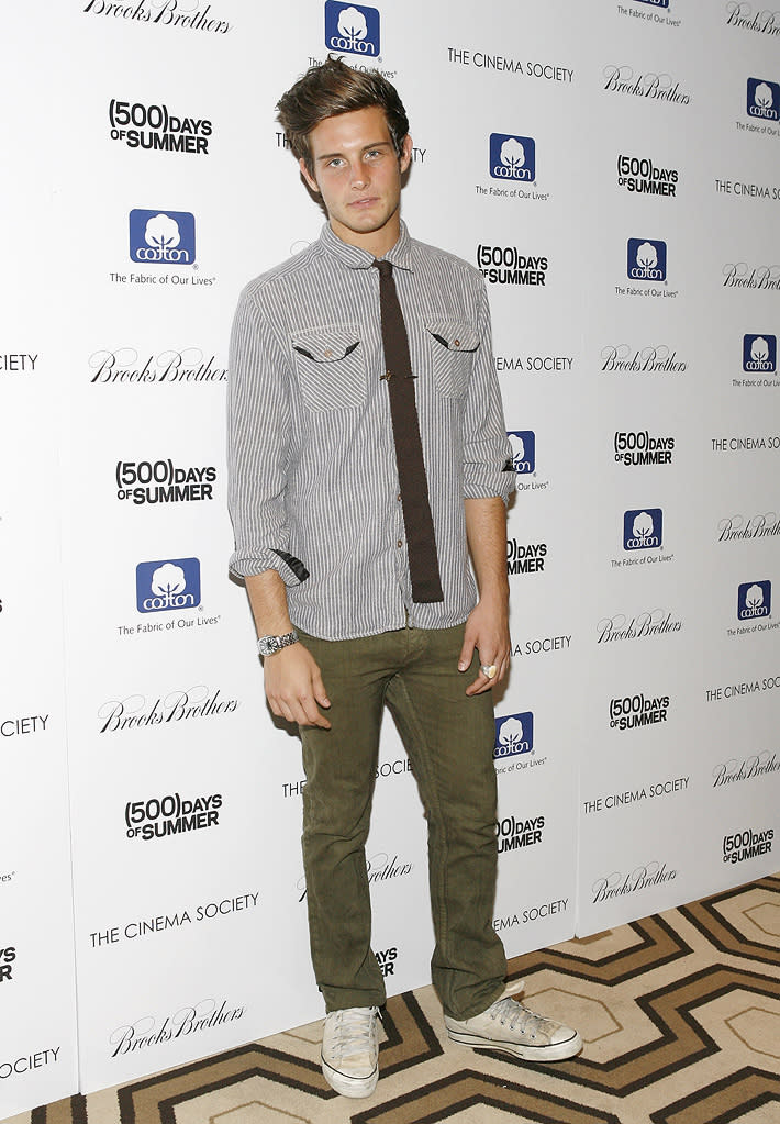 500 days of summer NY Screening 2009 Nico Tortorella