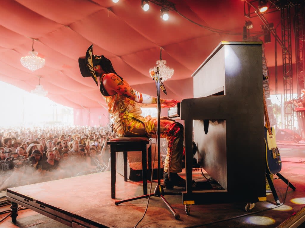 Orville Peck performing at Coachella 2022 (Getty Images for Coachella)